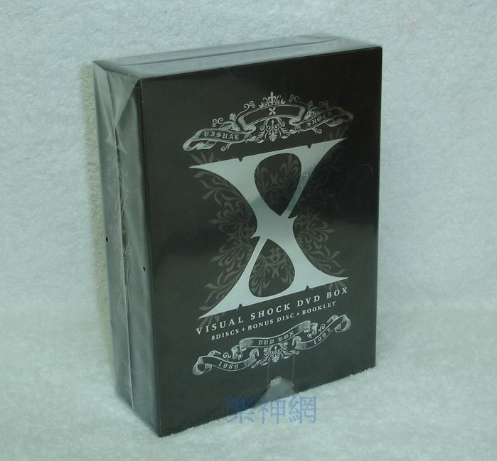 □DVD-BOX/9枚組「X JAPAN X VISUAL SHOCK DVD BOX 1989-1992」ケース