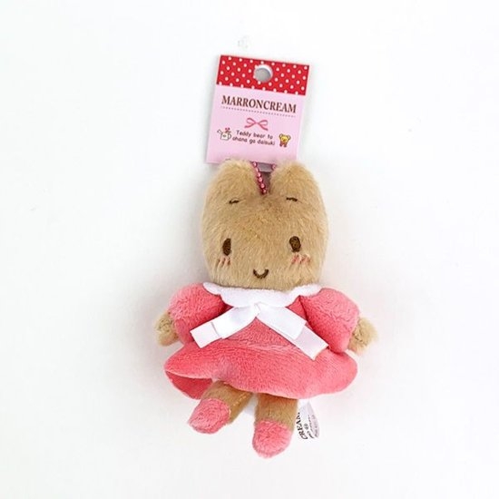 【震撼精品百貨】新娘茉莉兔媽媽 Marron Cream~日本Sanrio三麗鷗 兔媽媽造型玩偶吊飾-粉*56221