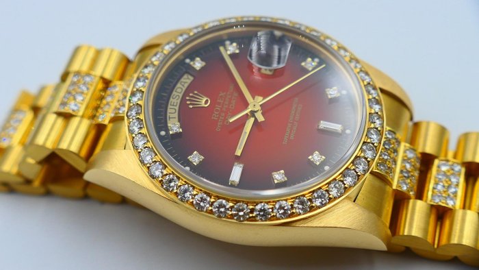 【美好時光】個人收藏釋出!ROLEX勞力士漸層紅18038超美品! ( 1803 18238 118238參考)