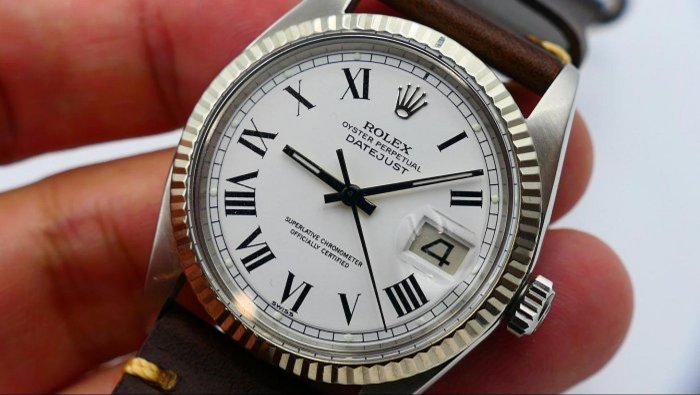 【美好時光】停產逸品ROLEX 1601罕見buckley印刷大羅馬面盤美品!RSC洗油保養完成!( 16014 16234參考)