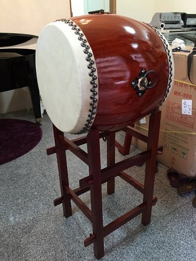 華邑樂器80224-6】宮鼓-2尺x2尺(栗子色捲邊獅鼓堂鼓戰鼓同鼓長胴宮鼓