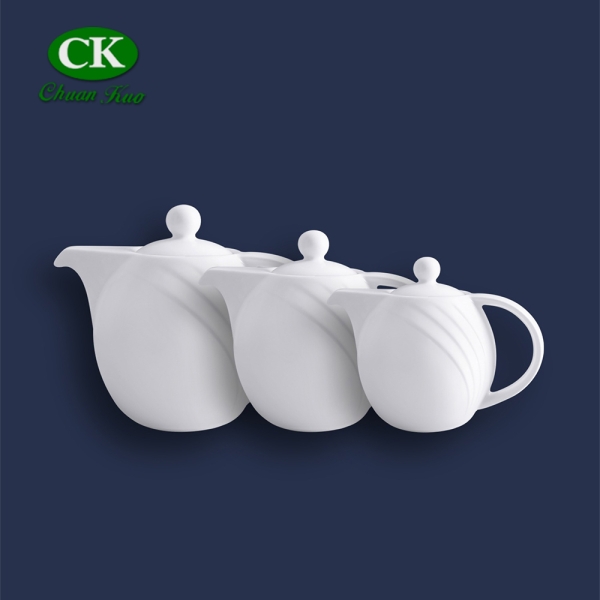 CK全國瓷器】瓷壺系列-球型磁壺700mL 咖啡壺花茶壺茶壺茶具陶瓷茶壺