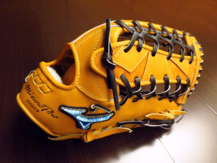 Mizuno Pro Order 投手 波賀 耕作 硬式 ダイバーシティーブルー 日本製