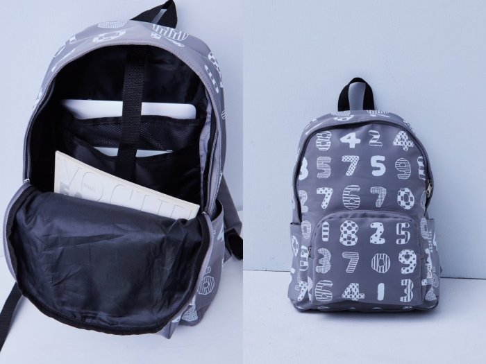 SOU SOU sousou 後背包 可摺疊收納 現貨 數字遊戲 7-11 711