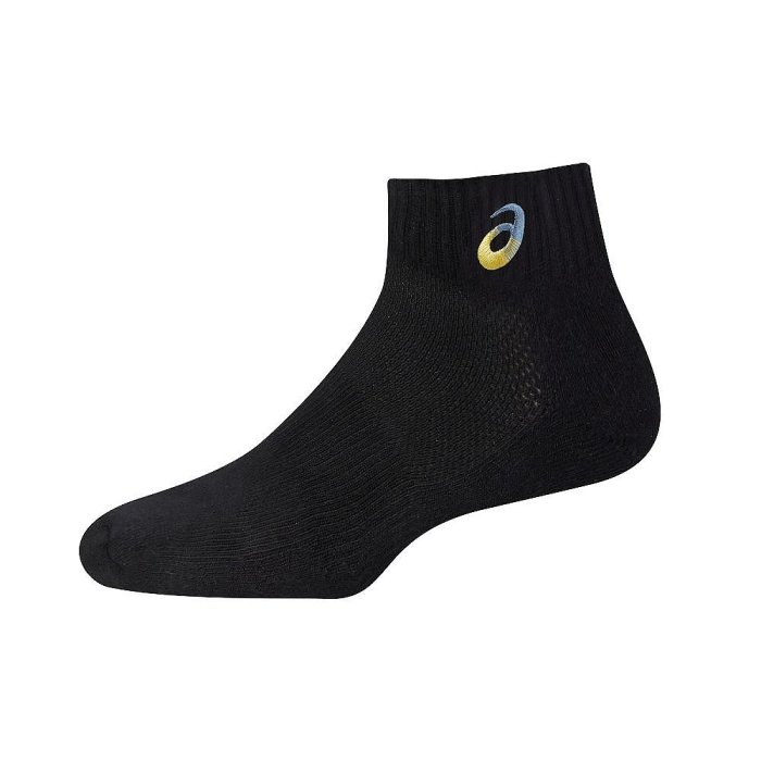 【曼森體育】ASICS 亞瑟士 短筒襪 男女中性款 訓練配件 3033C331 厚底 三色