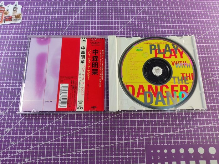 唱片中森明菜play with the danger 1994年日版首版帶原裝側標美品