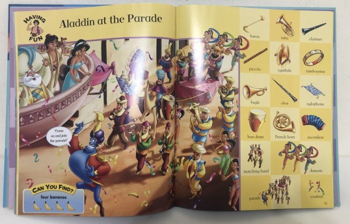 寰宇迪士尼美語My Big Book of Words （一本書） 點讀書米奇筆