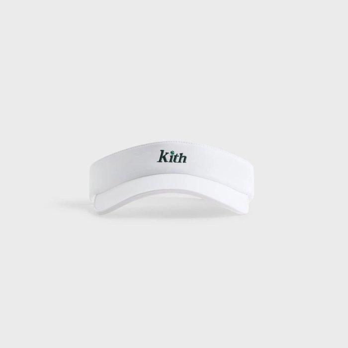 【曼森體育】Kith & Wilson 聯名款 網球 中空帽 白 56-58cm 超有質感 遮陽帽