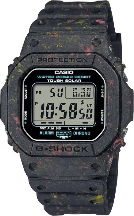 日本正版 CASIO 卡西歐 G-SHOCK G-5600BG-1JR 手錶 男錶 太陽能充電 日本代購