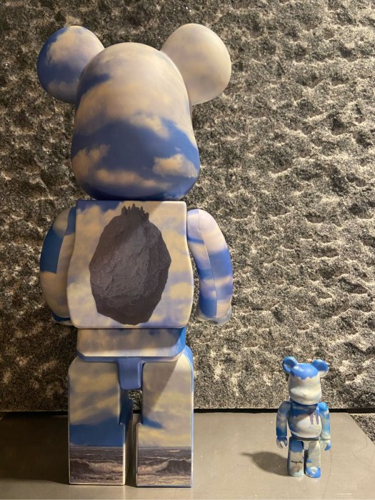 その他 BE@RBRICK Rene Magritte 100%&400% 即买即发哈。Bearbrick 400%100% Rene Magritte 艺术家现货11年