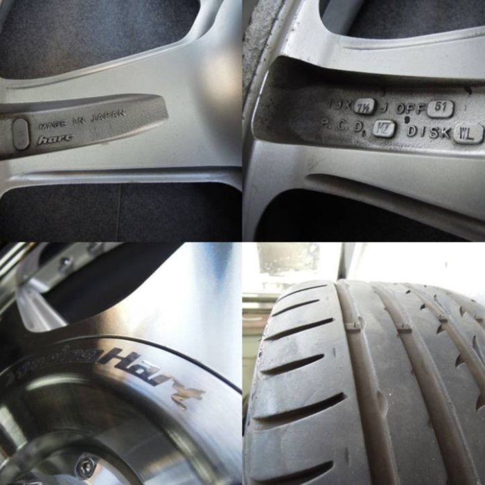 純正日本製RacingHart CX 19吋含235/35/19胎八成新適用toyota mazda