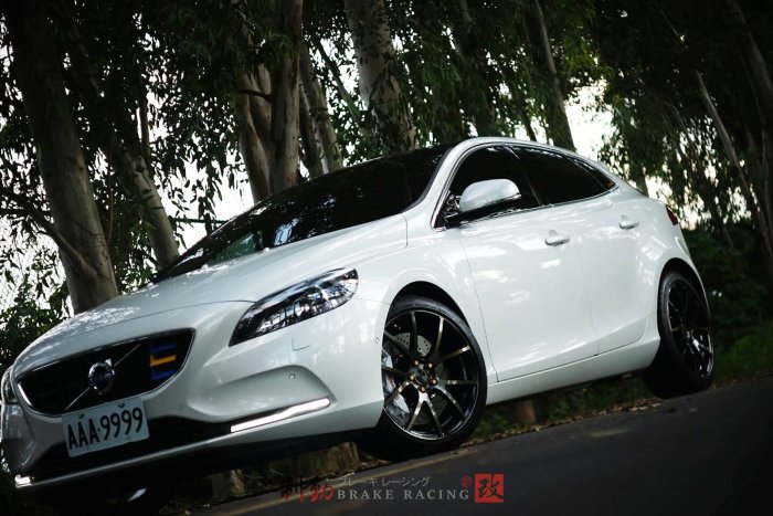 VOLVO V40 專用 BREMBO ZL1 6POT 六活塞卡鉗組 RAYS S5 完整搭配制動迫力升級 / 制動改