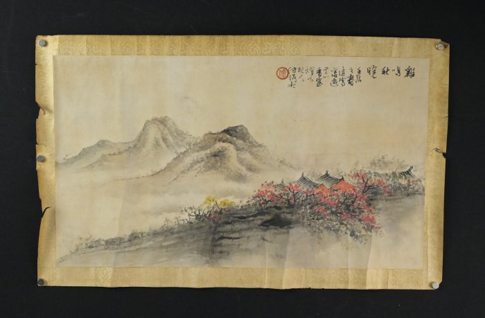唐绘-水墨画 郑晓京老师精品斗方水墨荷花作品《水墨得鱼》】郑晓京老师精品
