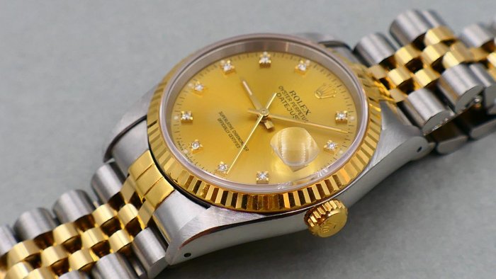 【美好時光】ROLEX勞力士16233半金款Datejust單錶美品錶帶全長 ( 16013 116233參考)