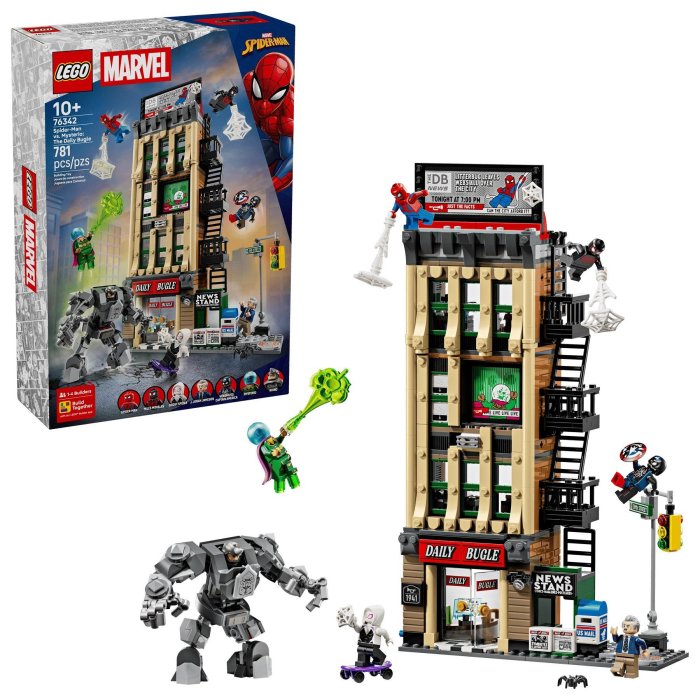 積木總動員 LEGO 樂高 76342 超級英雄系列 Super Heroes 蜘蛛人大戰神秘法師：號角日報 781pcs