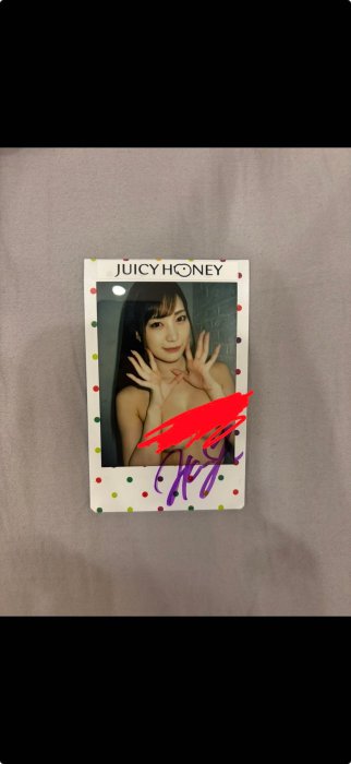 Juicy Honey 美谷朱里簽名拍立得