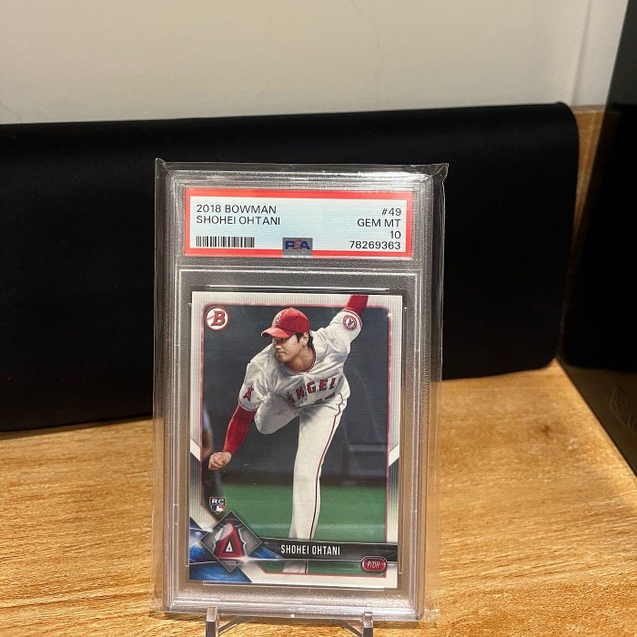 鑑定球員卡][MLB] 大谷翔平RC Bowman #49 Key Card PSA 10