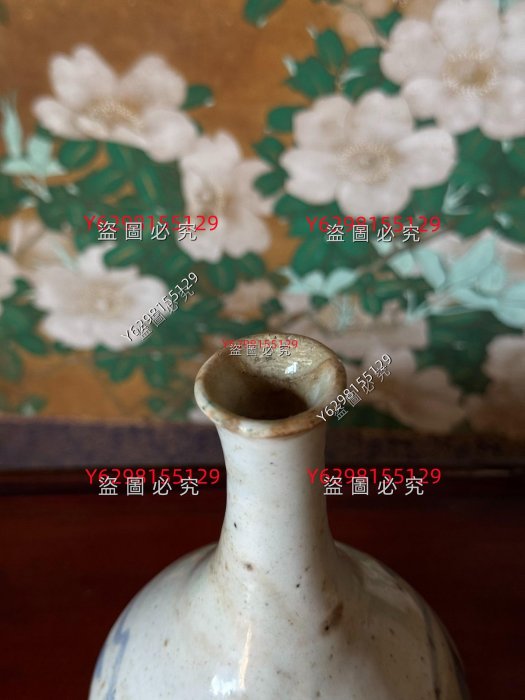 18世紀李朝白瓷染付雨漏鶴首瓶高麗青瓷李朝月亮罐德利李朝提燈壺收藏