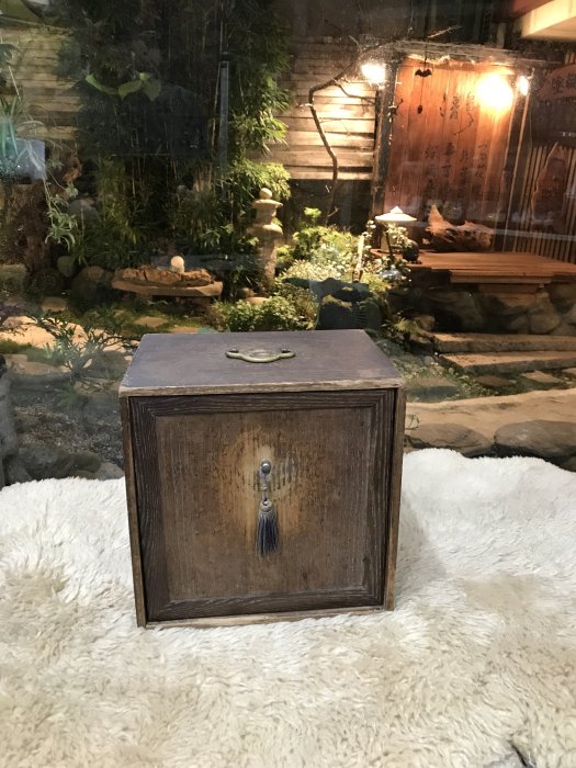 古早味早期懷舊茶道具茶冊小茶箱茶道櫃（老銅提把) | Yahoo拍賣