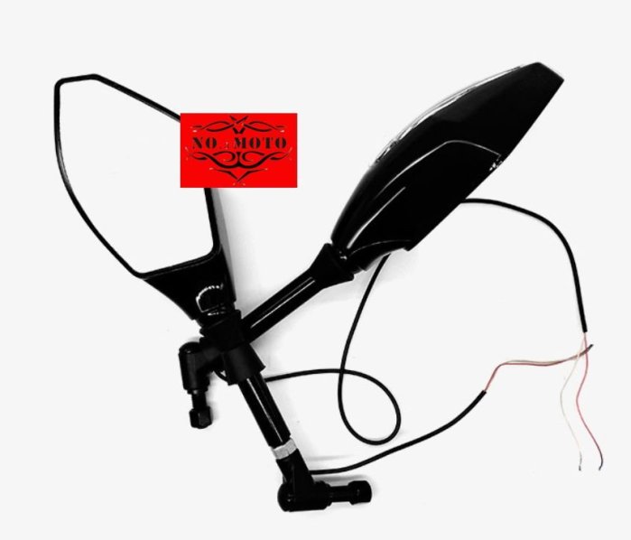 LED後照鏡 後視鏡碳纖維帶轉向  Z800 MT03 MT07 CB400 SV650雷霆 force 勁戰 Smax