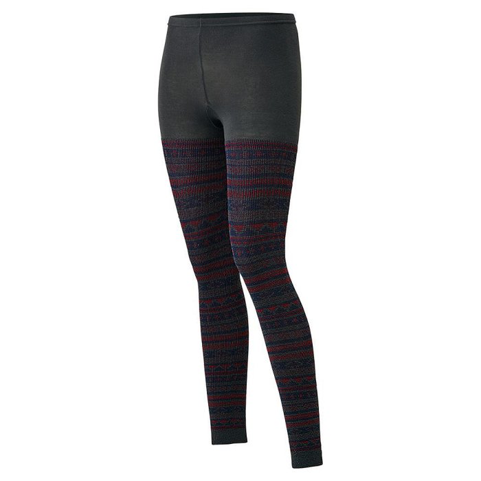 [好也戶外]mont-bell 女 JACQUARD TIGHTS圖騰內搭褲 多色 NO.1107294