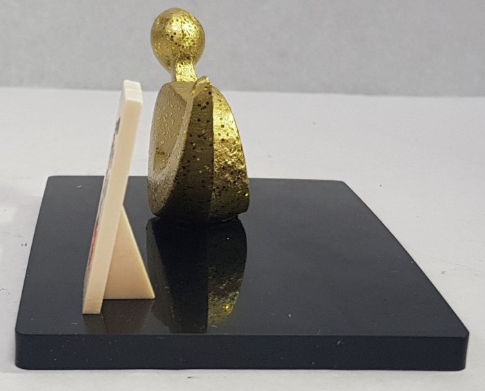 日本古漾】340201日本名雕刻家三枝惣太郎作美術鋳芸品干支蛇置物收藏品