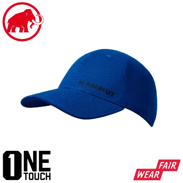 【MAMMUT 長毛象 Sertig Cap 休閒輕量透氣帽《深水藍》】1191-00281/棒球帽/鴨舌帽