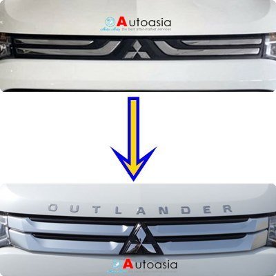 OUTLANDER水箱護罩水柵水箱罩氣壩三菱原裝正廠