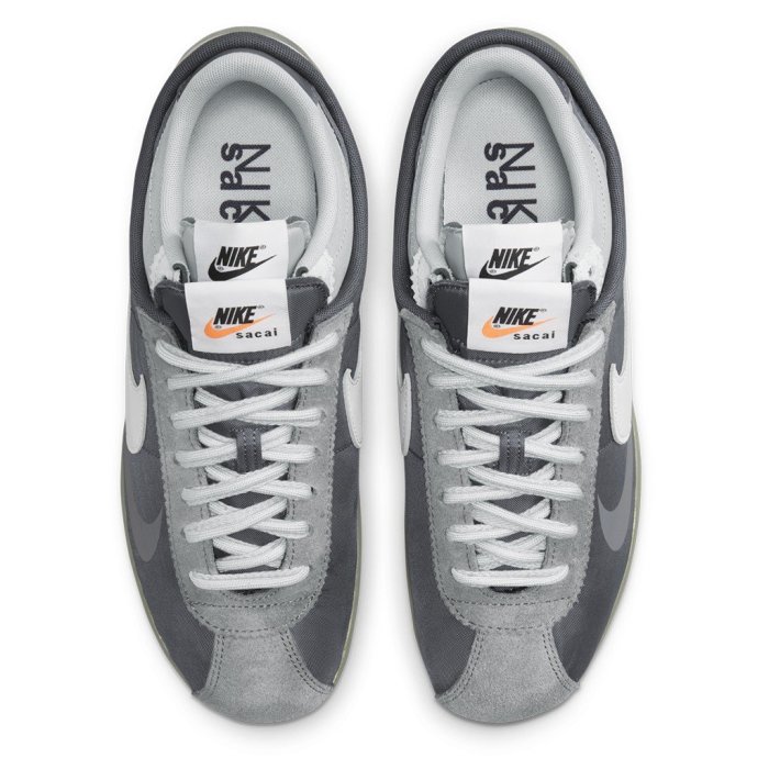 A-KAY0】NIKE X SACAI ZOOM CORTEZ SP IRON GREY 白灰【DQ0581-001 