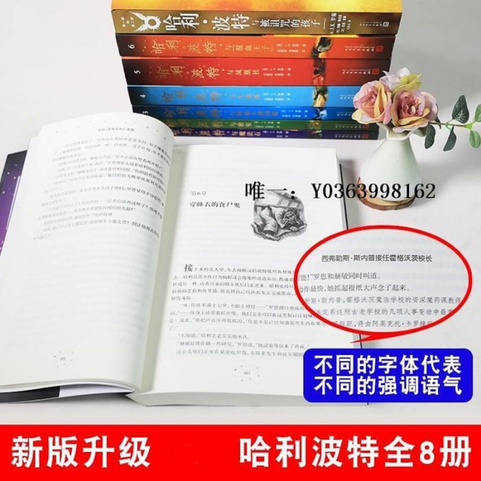 漫畫書哈利波特書全套8冊中文版1-8系列全集升級版J.K羅琳著與