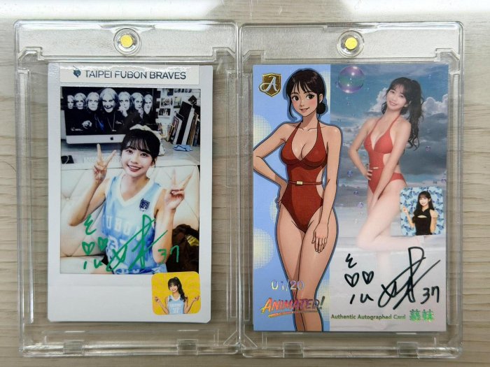 2025富邦悍將 富邦勇士 Fubon Angels 年度女孩卡 慈妹 首號 泳裝簽名卡 大頭貼 親簽拍立得 李雅英 李珠珢可參考