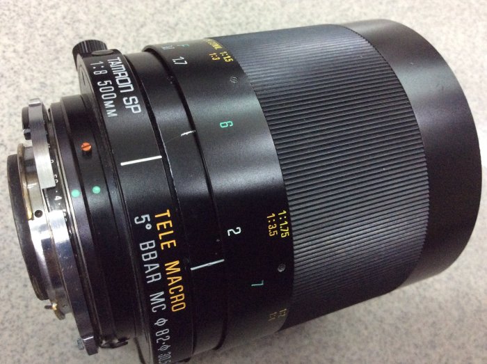 保固一年] [明豐相機] TAMRON SP 500mm F8 MC 55B甜甜圈反射鏡便宜賣