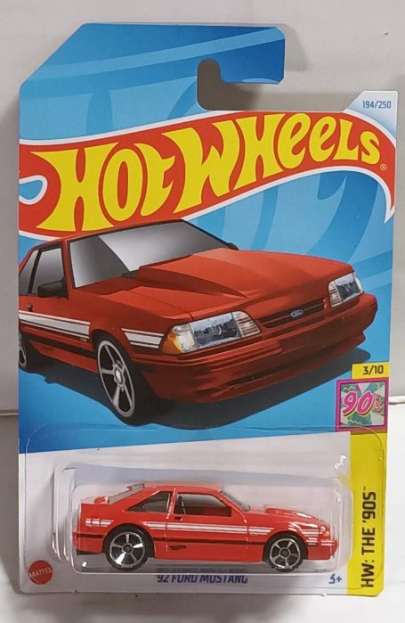 *玩具部落*HOT WHEELS 風火輪 合金小車 1:64 1 64 92年 福特 野馬 FORD MUSTANG