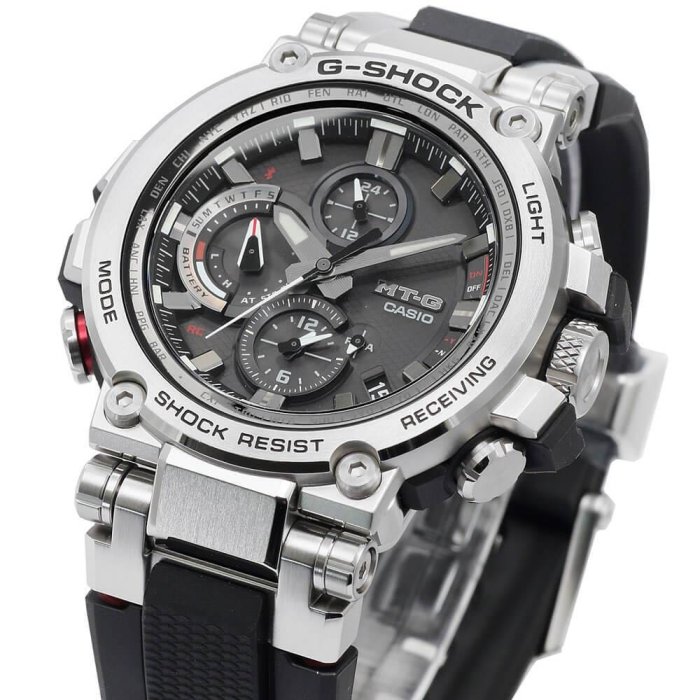 CASIO G-Shock MTG-B1000-1A 太陽能世界六局電波錶 日本國內版 95% NEW