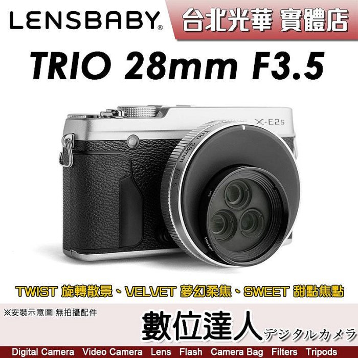 Lensbaby Trio 28mm F3.5 三合一鏡頭(TWIST 旋轉散景、VELVET 夢幻柔焦