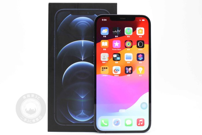【高雄青蘋果3C】APPLE IPHONE 12 PRO MAX 256G 256GB 藍 6.7吋 二手手機#91920