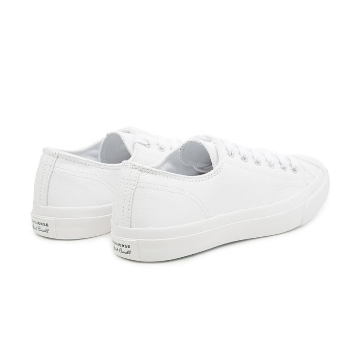 CONVERSE JACK PURCELL 全白微笑開口笑皮革荔枝皮男女鞋1S961 Yahoo拍賣