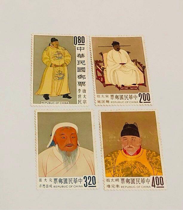 免運費」；民國51年郵局發行（特27）故宮古畫郵票（51年版）4