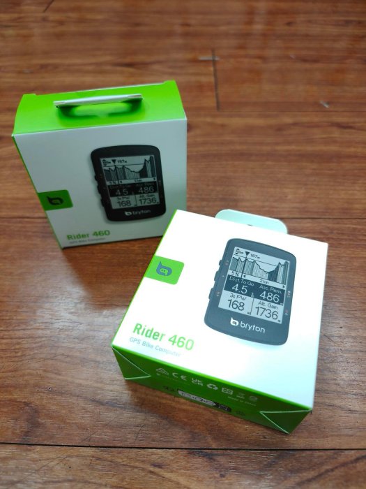 ［台中飛鷹自行車］Bryton Rider 460 2.6吋黑白大螢幕導航碼錶