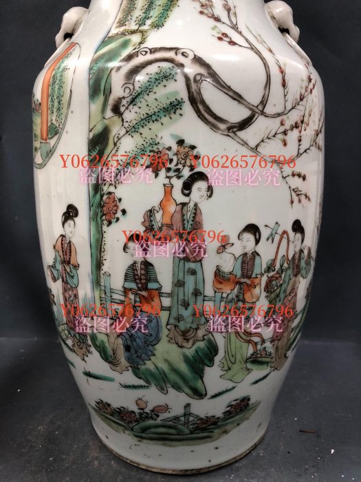 粉彩 花瓶 民国 名家 晚清民国粉彩花瓶包老真品景德镇窑 粉彩 花瓶 民国 名家 晚清民国粉彩花瓶包老真品景德镇窑