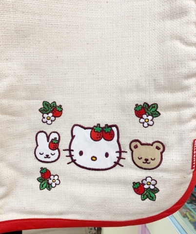 【震撼精品百貨】Hello Kitty 凱蒂貓~三麗鷗 KITTY日本保暖毛毯/止滑墊(單人)-草莓#77904