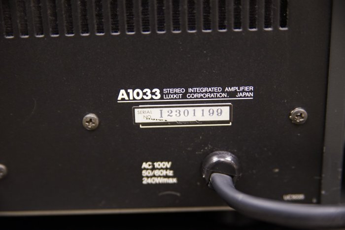一元音響] 少見寶貝頂級經典銘品! LUXMAN A1033 真空管綜合擴大