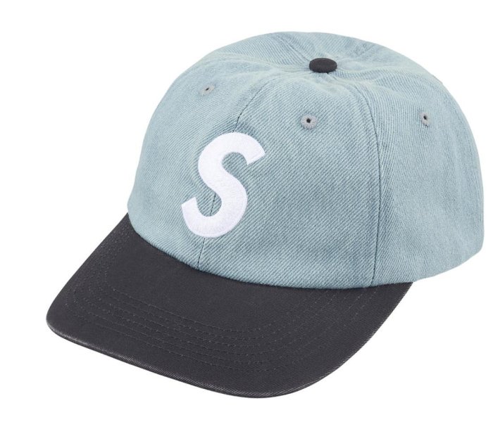 Supreme Pigment Coated 2-Tone S Logo 6-Panel 帽子。太陽選物社FW25