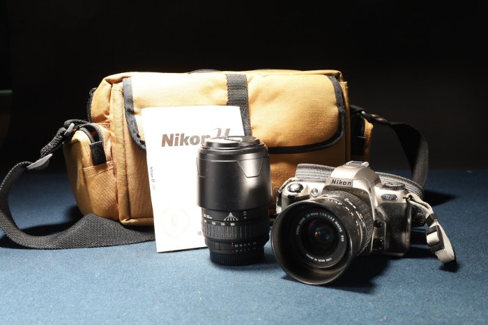8/8結標 實用級底片單眼 Nikon U + Sigma 28-80mm& 100-300mm BDG1334 -置物 干支 獸首 面具 風鈴 根雕 鈴鐺 浮