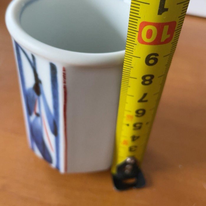 日本回流手寫底款手描青花主人杯中古瓷器手工繪製青花茶杯茶道器具復古