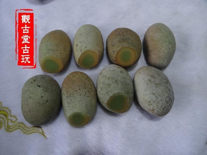 熱銷古董收藏夜明珠原石綠色螢石夜光球夜光石原石發光擺件天然月光石