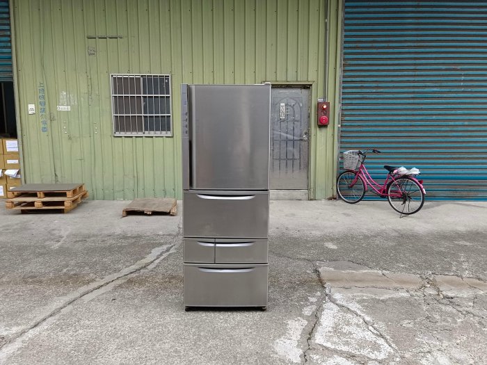 【安鑫】~土城二手家電~【日本製】可製冰!日立R-L47PS 462L 變頻五門大冰箱  【A474】