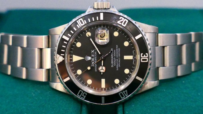 【美好時光】膏藥面黑水鬼1982年份ROLEX勞力士16800超美品 ( 1680 5513 16800 1665 參考）