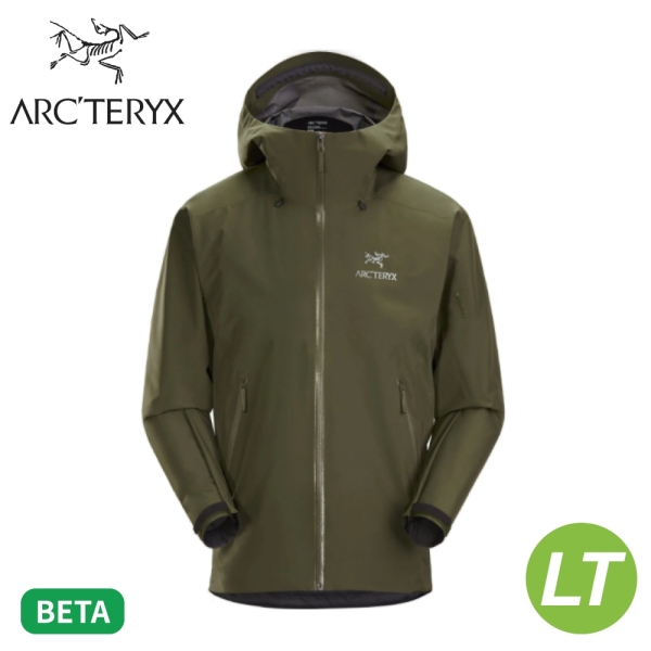 鳥頭∈(・ө・)∋出品 ARC'TERYX 始祖鳥男Beta LT 防水外套《龍紋綠》】26844/Gore-Tex