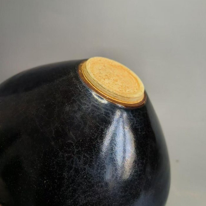 宋時代 黑釉 木葉紋 茶碗・古陶磁器 ・珍品旧蔵・古賞物・時代物